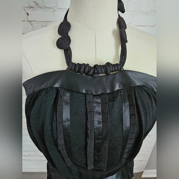 Development by Erica Davies Wool & Silk Embellished Top | Black | Size 2 - Picture 2 of 11